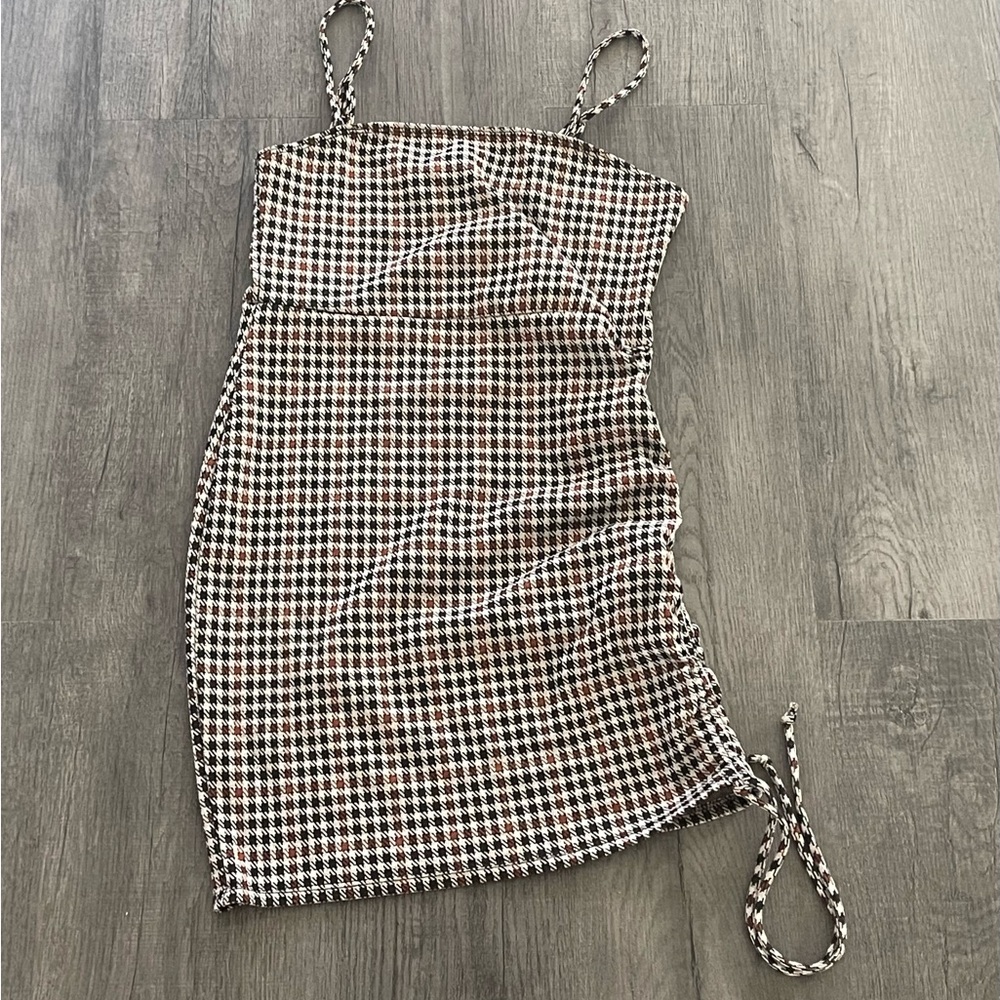 Plaid dress size small